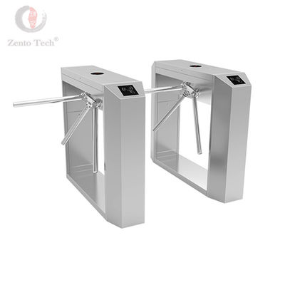 Media puerta de acero inoxidable IP54 del torniquete de la altura del trípode vertical 304