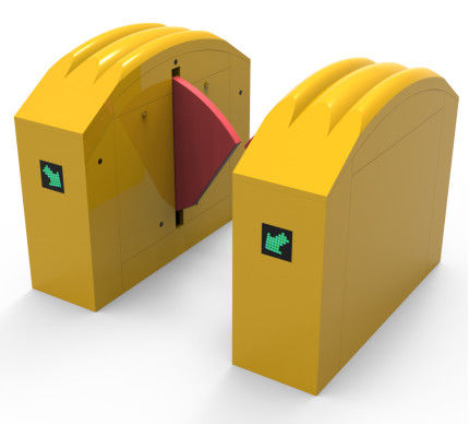 Torniquete retractable de acero inoxidable de la barrera de la aleta 304 bidireccional