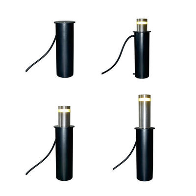 Bolardos de levantamiento hidráulicos telescópicos de acero inoxidables 24V de la seguridad del camino