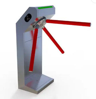 Puerta 1.5m m peatonal a prueba de mal tiempo del torniquete del trípode bidireccional