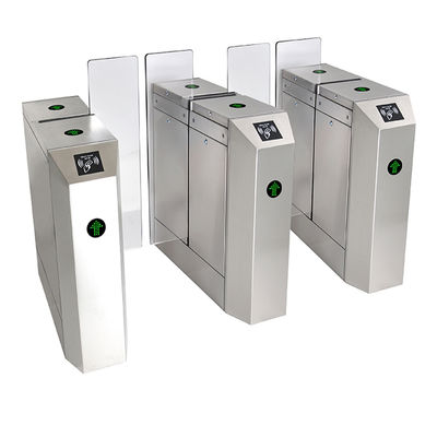 CE de desplazamiento de cristal de acrílico de la puerta de la barrera del torniquete del motor de 24V DC