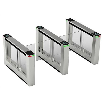 Contadores de tráfico al aire libre de 220 V Puerta giratoria giratoria de oscilación Autenticación biométrica