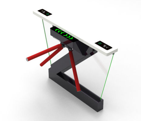 Control de huellas dactilares de la puerta de seguridad del trípode en un diseño elegante