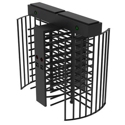 Seguridad giratoria de altura completa Puertas giratorias de 120 grados Sistema de control de acceso de doble canal