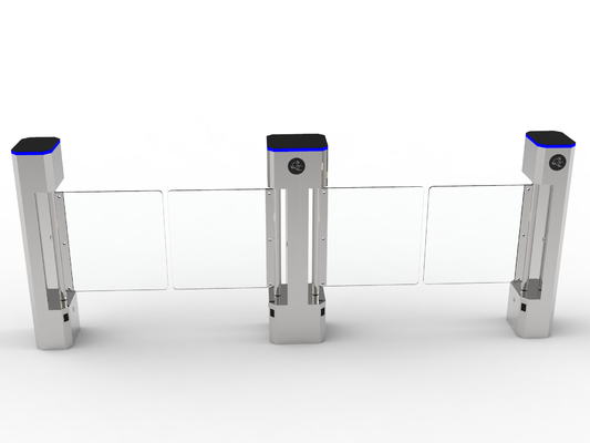 Turnostil de barrera de oscilación de acero inoxidable con RS485/TCP/IP