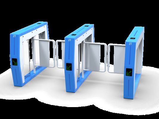 0.8s Fast Passage Swing Turnstile Gate with 99.9% Accurate Recognition and 360° Safety Protection