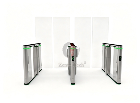 Tornostil automático de velocidad de Zento con indicador LED de barrera de vidrio de 1700 mm para el aeropuerto de edificios de oficinas