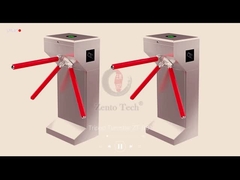 3 brazos trípode giratoria puerta de acceso colector de tarjetas mano empuje 60W para el autobús