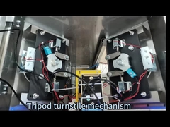 Puerta peatonal AC220V 50HZ del torniquete de la seguridad RS485 de la anchura 550m m del paso