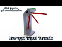 la puerta OpeningTransit del torniquete del trípode de la seguridad 120W apresura a 30-45 personas por minuto