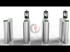 Puertas de velocidad peatonales del torniquete de la barrera de la aleta de RS485 TCP AC220V