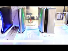 Torniquete de acrílico de la barrera de la aleta del brazo con las personas/minuto de la huella dactilar 40