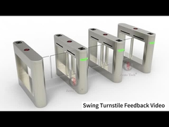 Sistema de control de acceso Puerta giratoria giratoria de reconocimiento facial Puerta giratoria