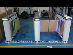 Personas biométricas/minuto del control de acceso 30-40 del paso del oscilación del torniquete bidireccional de la barrera