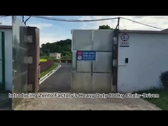 Sistema de apertura de puertas correderas industriales para puertas de acero de 800 kg.
